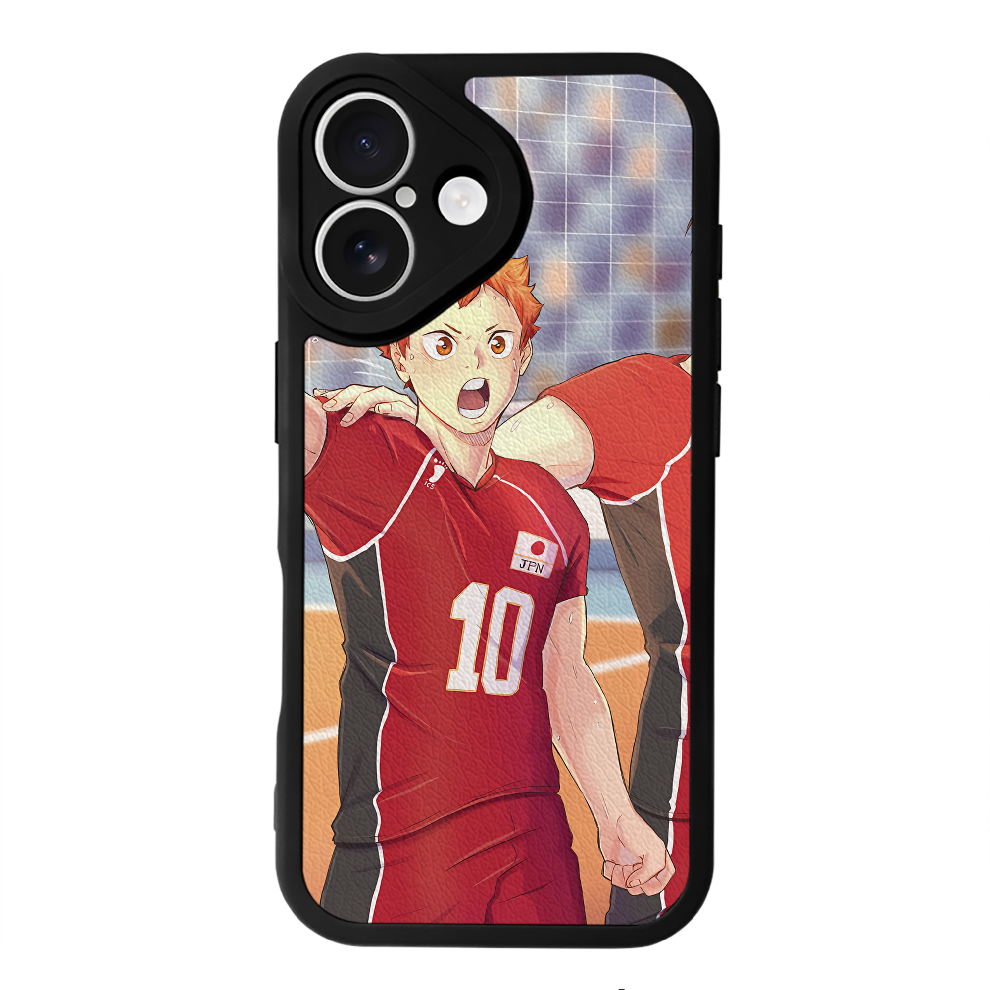 （画像用） ハイキュー!! Haikyu!! 【iPhone 16シリーズ対応】シリコンスマホケース（レザー調） 材質：シリコン